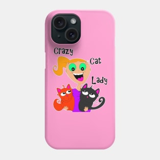 Crazy Cat Lady (Redhead) ;) Phone Case