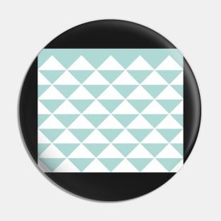 Abstract Triangles pattern - blue and white. Pin