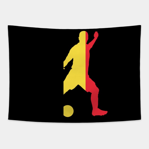 Belgian Football Tapestry by TShirtWaffle1