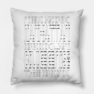 Districts NYC Pillow