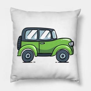 Cartoon Car / Jeep Pillow