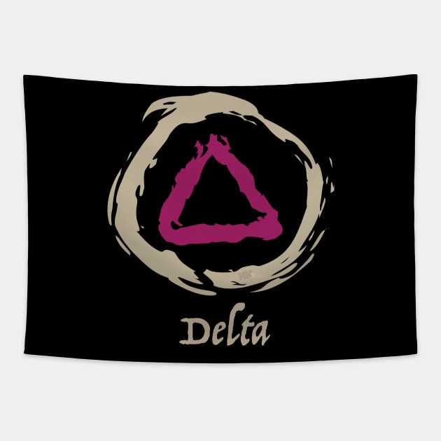 Greek Delta Tapestry by NN Tease