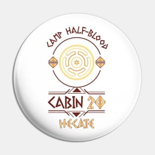 Cabin #20 in Camp Half Blood, Child of Hecate – Percy Jackson inspired design Pin