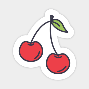 Cute Cherries Magnet