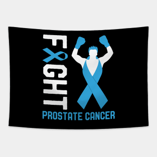 Fight Prostate Cancer Awareness Month Day Survivor Ribbon Tapestry