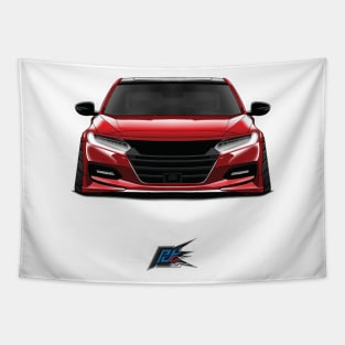 honda accord red Tapestry