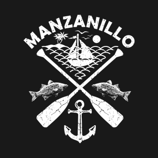 Manzanillo Beach, Mexico, Boat Paddle T-Shirt