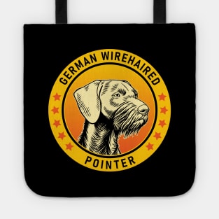 German Wirehaired Pointer Dog Portrait Tote