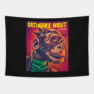 SATURDAY NIGHT in 8 bits Tapestry