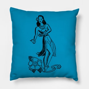 Hula Dancer 2 Pillow