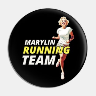 Marilyn Running Team - Marilyn Monroe Pin
