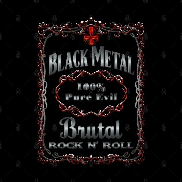 BLACK METAL WHISKEY LABEL by shethemastercovets