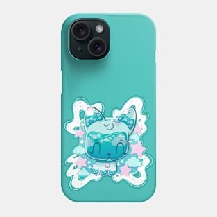 Cute glass liquid boston terrier puppy Phone Case