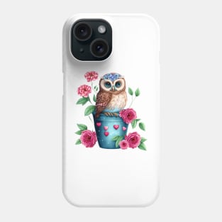 owl Blue Phone Case