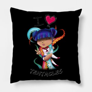 I Heart Tentacles Pillow