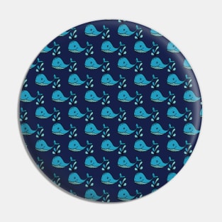 Cute Whale Pin