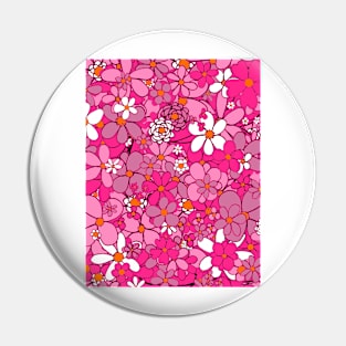 Pink Flowers Galore Pin