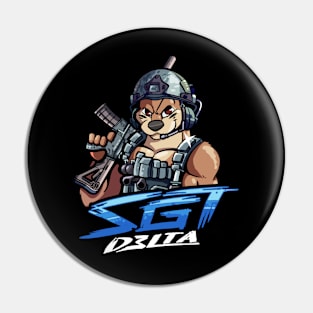 SGT D3lta Logo Pin