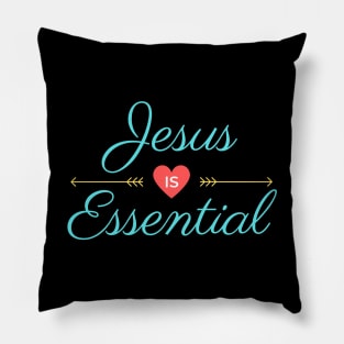 Jesus Is Essential | Christian Saying Pillow