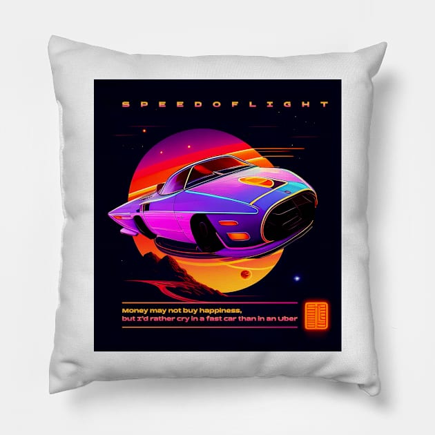 Speed of light Pillow by ballano