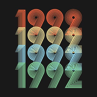 Retro 1992 Birthday T-Shirt