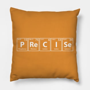 Precise (P-Re-C-I-Se) Periodic Elements Spelling Pillow