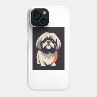 Shih Tzu Dog 3 - Japanese Retro Art Phone Case