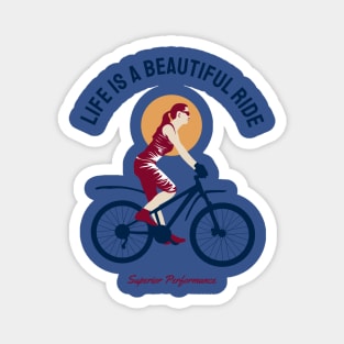 life is a beautiful ride Magnet