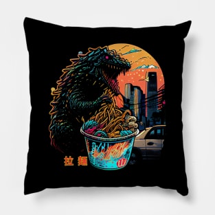 Ramen Godzilla Pillow