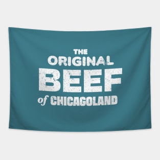 The Original Beef of Chicagoland (Distressed) Tapestry