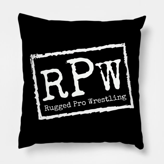 RPW WHITE Pillow by AustinFouts