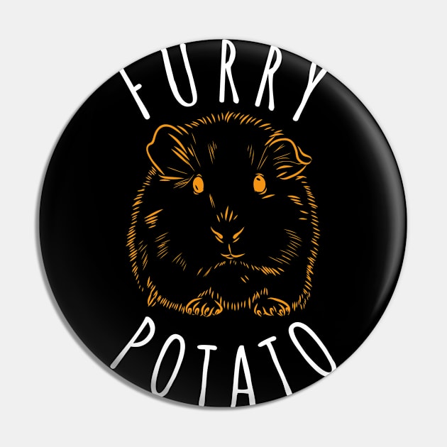 Furry Potato Pin by maxcode