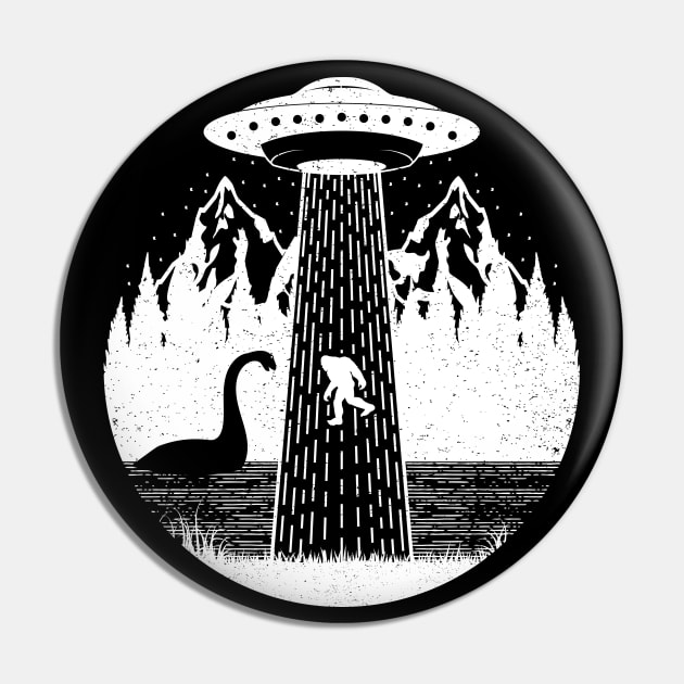 Bigfoot Ufo Abductees Pin by Tesszero