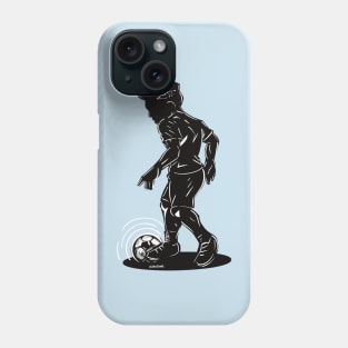 Footballer Silhouette 6 Phone Case