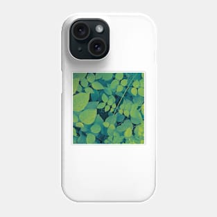 Green And Yellow Leaves Phone Case