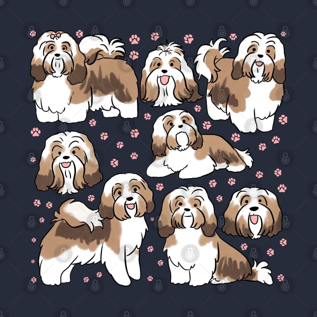 Cute Havanese Dog illustration by Yarafantasyart