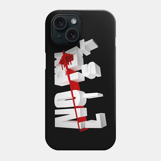 No Fly List 3D text Phone Case by Citrus Canyon