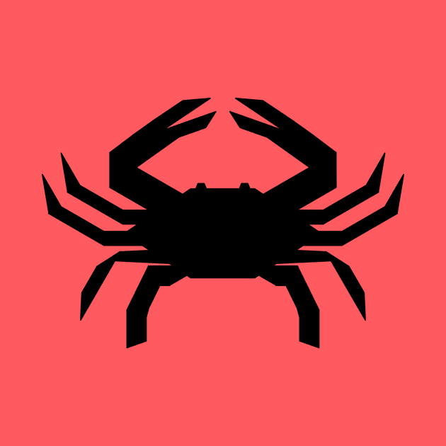 Radioactive Crab logo Black on Gold by IORS