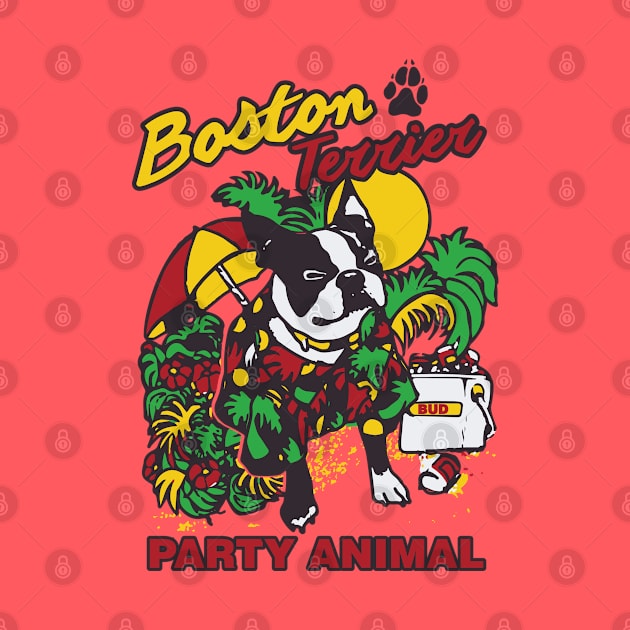 Boston Terrier, The Original Party Animal by PantherPuke