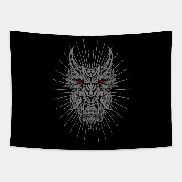 The Red Eyes Tapestry by Tuye Project