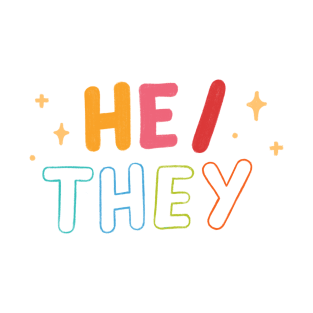 he/they pronouns T-Shirt