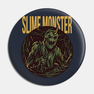 Slime Monster Pin