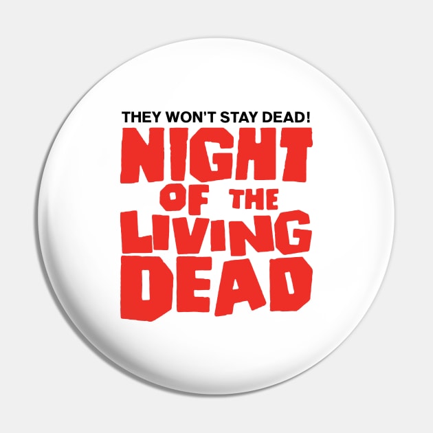 Night of the Living Dead Pin by The Video Basement