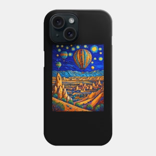 Cappadocia in Starry Night Phone Case