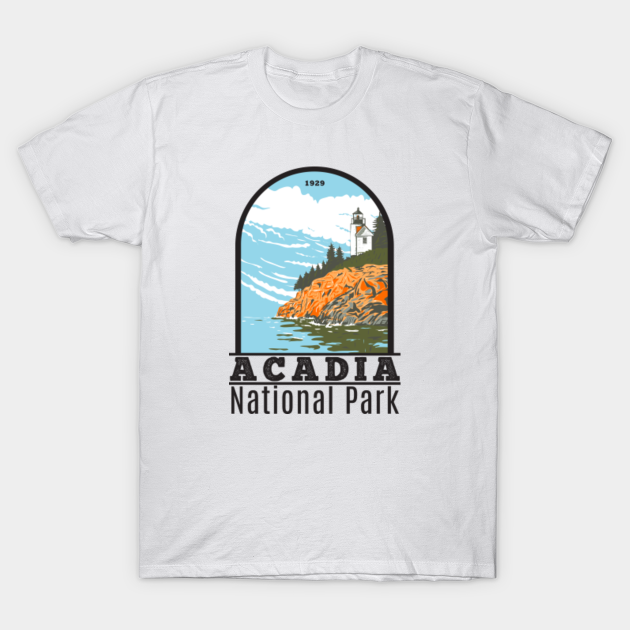 Acadia National Park Bar Harbor Lighthouse - Acadia National Park - T-Shirt