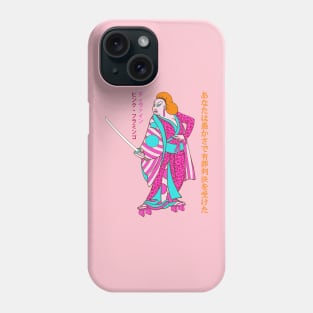 Pink Flamingo divine john waters Japanese drag queen kitsch T-Shirt Phone Case