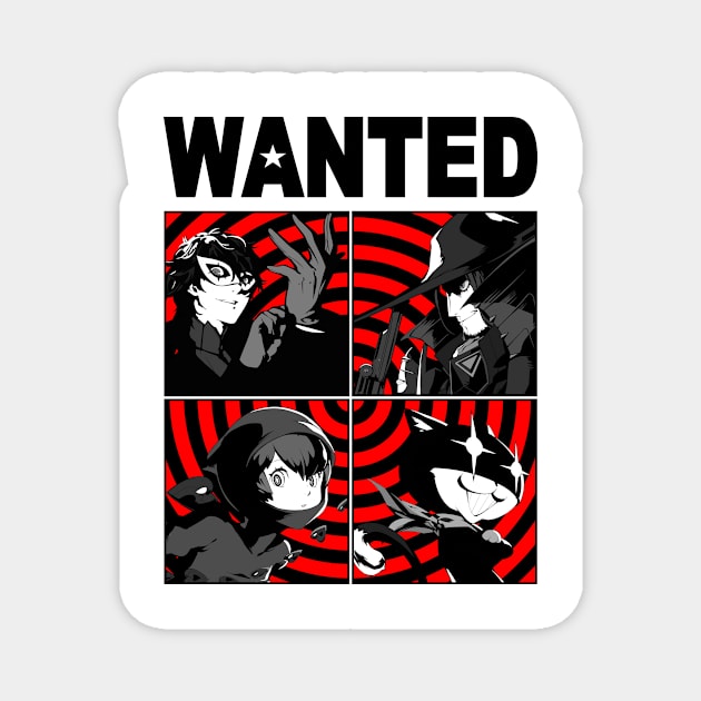 Wanted Poster (Black) Magnet by Beadams