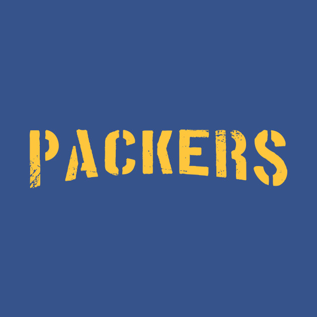 Discover PACKERS STENCIL - Packers Football - T-Shirt