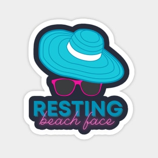 Resting Beach Face Magnet