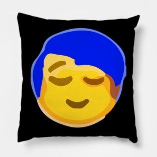 Cute Emoji Art - 9 Pillow